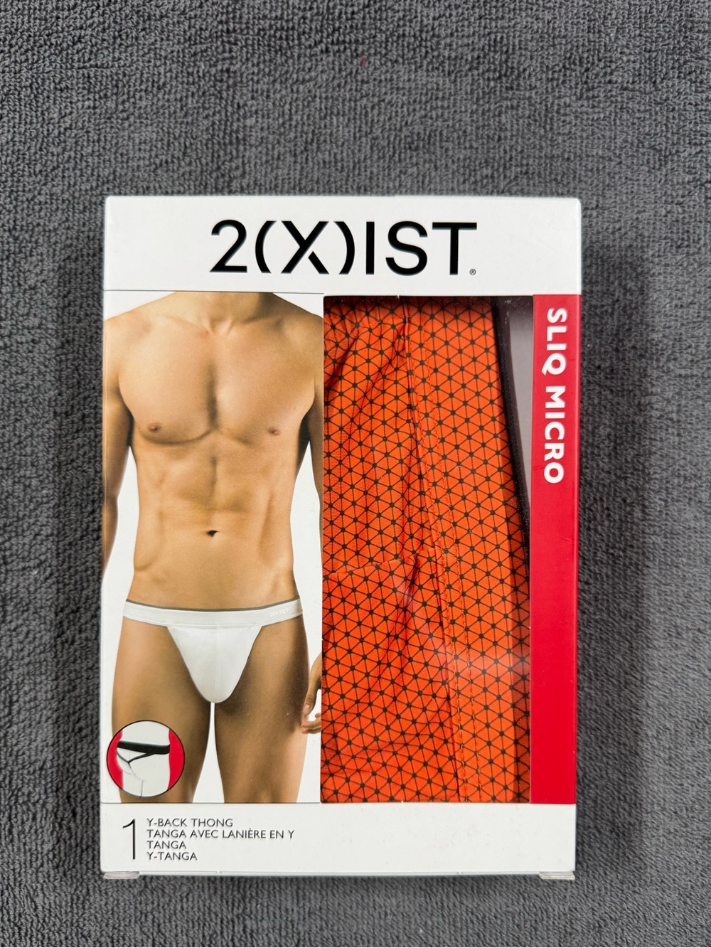 Men's 2xist y-back thong - Sliq Micro